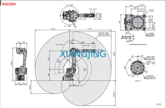 Kawasaki RS020N ব্যবহৃত রোবট আর্ম 6 অক্ষ স্বয়ংক্রিয় ওয়েল্ডিং রোবট