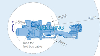 YASKAWA GP165R ব্যবহৃত রোবট আর্ম 165kg পেলোড 3143mm আর্ম রোবট