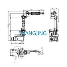 ABB 6 অক্ষ ব্যবহৃত ওয়েল্ডিং রোবট IRB 1520ID রোবট ওয়েল্ডিং মেশিন পেলোড 4 কেজি