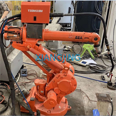 ABB IRB 1410 6 অ্যাক্সিস রোবোটিক আর্ম 5 কেজি পেলোড সহ ওয়েল্ডিং এবং ম্যাটেরিয়াল ম্যানিপুলেটর হ্যান্ডলিং এর জন্য রোবট হিসাবে ব্যবহৃত হয়েছে
