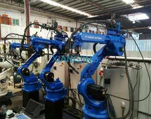 সেকেন্ড হ্যান্ড ইন্ডাস্ট্রিয়াল রোবট YASKAWA AR2010 6 অক্ষ ঢালাই রোবট আর্ম সমাধান