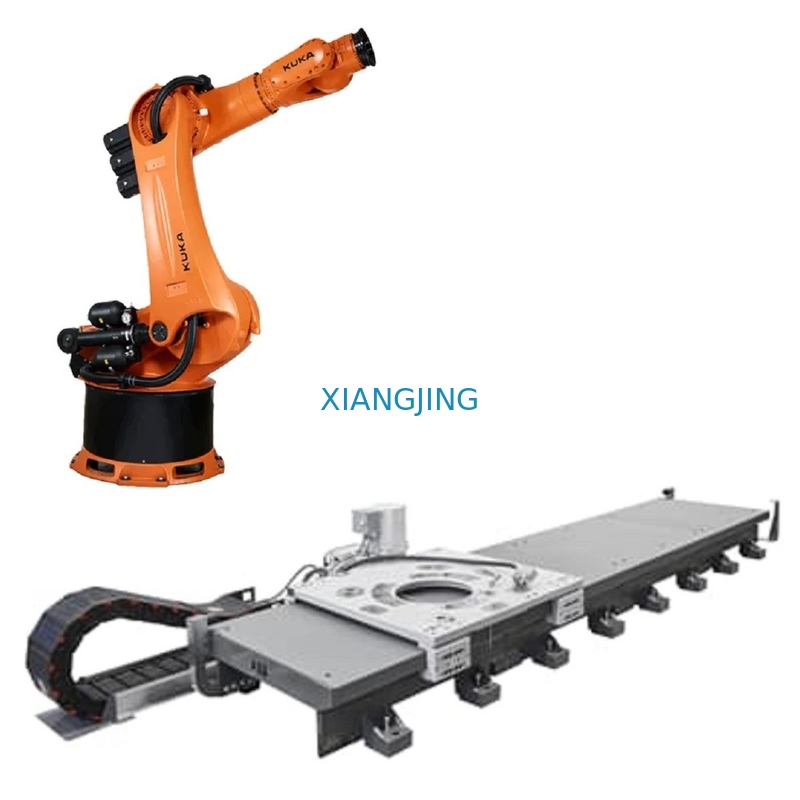 ব্যবহৃত Kuka KR70 ওয়েল্ডিং রোবট আর্মের জন্য চীনা জিবিএস রোবট লিনিয়ার ট্র্যাক রেল